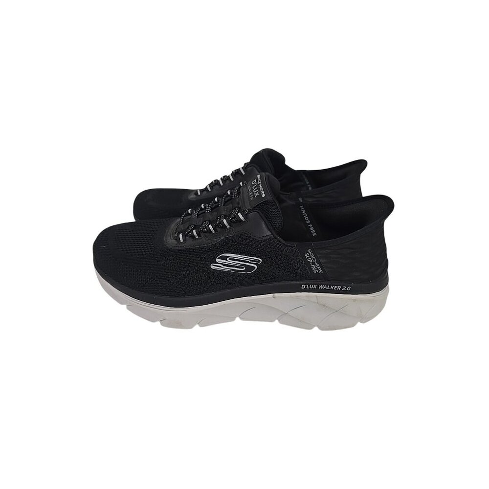 Skechers Men's D'lux Walker 2.0 Rezinate Hands Free Slip-in Black Size 11.5 EW - Picture 6 of 8
